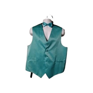 Brand Q. Mens Vest and Matching Tie - Picture 1 of 6