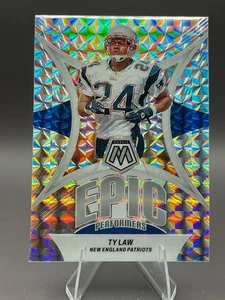 TY LAW #EP-TL Epic Performers Silver Prizm Insert 2024 Mosaic Patriots HOF - Picture 1 of 5