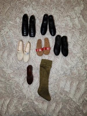 Lote Zapatos Muñeca Barbie Ken Años 60 Vintage Foto 1 de 4