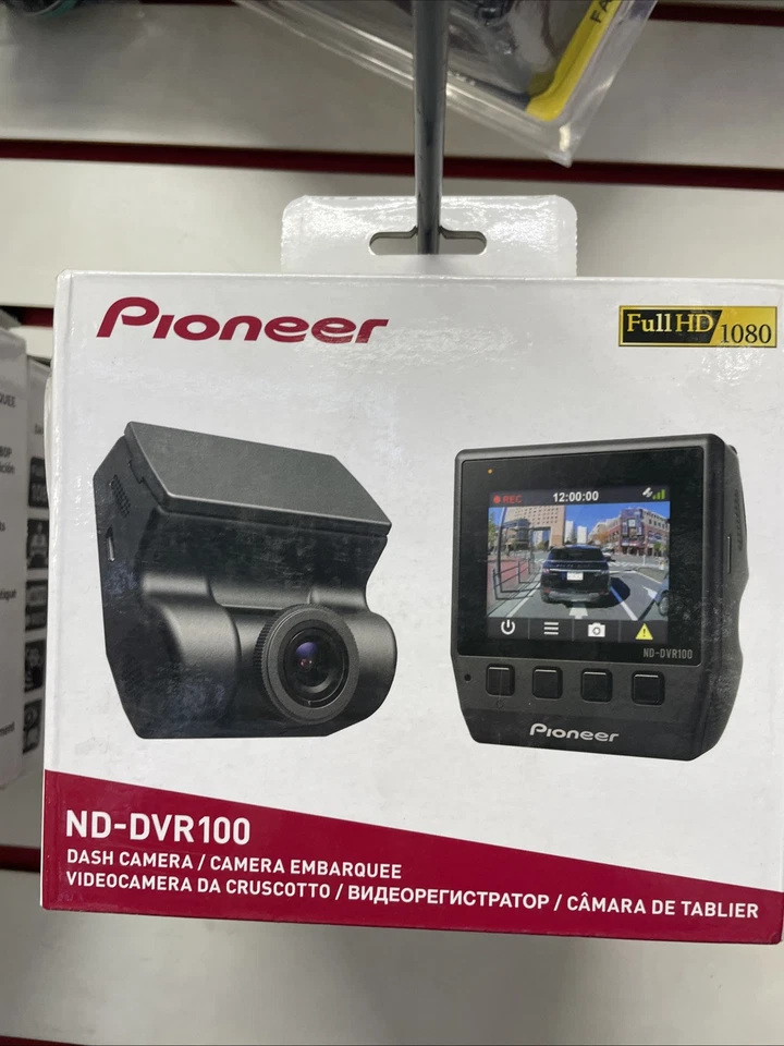 Pioneer ND-DVR100 2.0-Inch Display 1080p Full HD 111°G Sensor Preowned W SD Card - Image 1 of 1