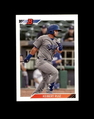 2020 Bowman Heritage #BHP-143 Keibert Ruiz Los Angeles Dodgers Prospects - Image 1 of 2