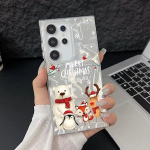 Funda de Navidad de Papá Noel para Samsung S25 S24 S23 Ultra A16 A56 A15 Carcasa Trasera - Imagen 1 de 17
