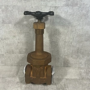 2" BRONZE 150# THREADED RISING-STEM POWELL GATE VALVE (FIG.2714) - Picture 1 of 6