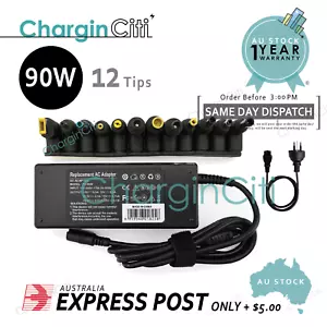 90W Universal AC Laptop Adapter Power Charger Plug For HP DELL TOSHIBA SONY ACER - Picture 1 of 8