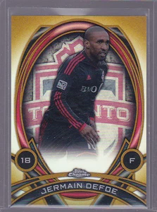 2014 Topps Chrome MLS In Form Gold Refractors #IFJD Jermain Defoe 48/50 - Picture 1 of 1