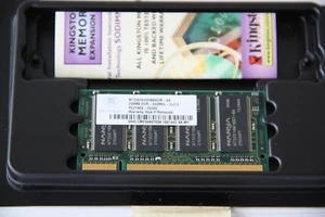 Nanya NT256D64SH8BAGM-6K 256MB DDR PC2700 333MHZ Laptop Memory / RAM. Boxed - Picture 1 of 3