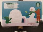 STARBUCKS CARD 2021 " BUILDING A SNOWMAN & AN IGLOO " BRAND NEW  ☃️ GREAT PRICE