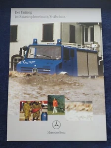 MERCEDES Unimog Katastropheneinsatz Zivilschutz Prospekt 08.2004 - Picture 1 of 3