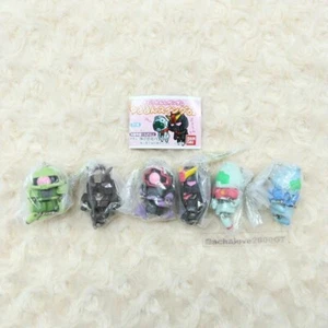 Mobile Suit Gundam Figur Schlüsselanhänger Lot 6 Set Maskottchen selten Retro Japan Anime M604 - Bild 1 von 6