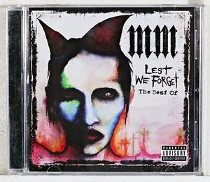 Marilyn Manson - Lest We Forget - The Best Of (CD 2004) - Picture 1 of 3