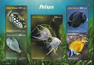 GUINE-BISSAU - 2019 MNH "Tropical FISHES" ¡Hoja de recuerdo!!!!!! - Imagen 1 de 1