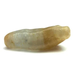 Certified 6.25ct Natural Ceylon White Brown Sapphire Hexagonal Crystal Rough - Picture 1 of 8