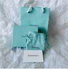 Authentic Tiffany And Co Empty Packaging Blue Gift Box Pouch Shopping Bag
