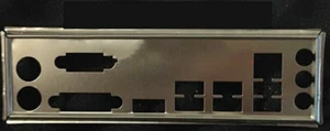 I/O Shield For ASUS H170-PLUS D3 & Z170M-E D3 & H170M-E D3 & H110M-A Backplate - Afbeelding 1 van 2