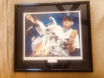 Nolan Ryan Signed Lithograph #332/600 Suede Matting - Image 1 of 4