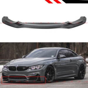 For 15-20 BMW F80 M3 F82 F83 M4 PSM Style Carbon Fiber Front Bumper Lip Splitter - Picture 1 of 5