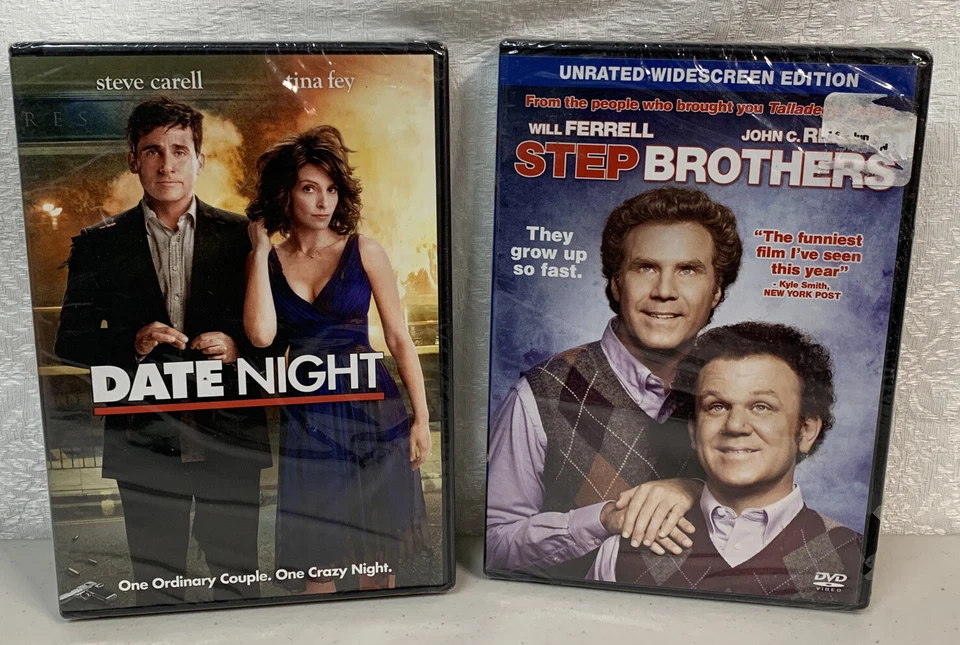 Date Night Step Brothers Dvds Steve Carell Will Ferrell - Image 1 of 1