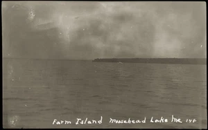 EARLY 1900s POSTCARD FILM NEGATIVE, FARM ISLAND, MOOSEHEAD LAKE MAINE #148" - Picture 1 of 1
