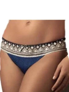 Bestform Precieuse Navy Blue Briefs 2XL Pants Knickers lace panties underwear - Picture 1 of 1