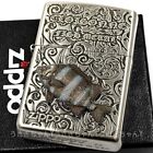 Zippo Oil Lighter Cloisonne Metal Japanese Parrot Fish Silver Regular Case Japan
