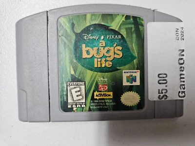 A Bug's Life (Nintendo 64, N64, Disney, Pixar) cartucho auténtico y probado solamente Foto 1 de 2