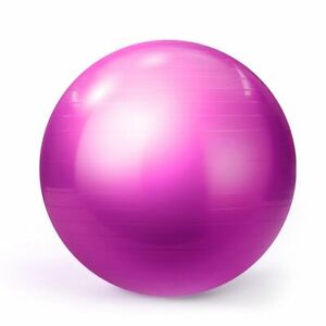25.6" Yoga Ball Exercise Anti Burst Fitness Balance Workout Stability W/ Pump US