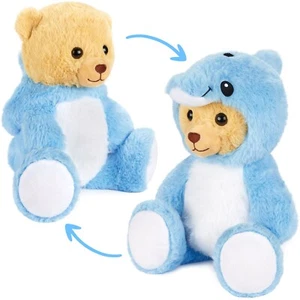 Teddy im Delfinkostüm BRUBIES Teddybär Kuscheltier 25 cm Geschenk für Kinder - Bild 1 von 5