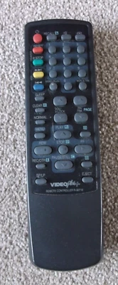 Original DAEWOO TV/VCR  VIDEO PLUS R-35F18 GREY REMOTE CONTROL - Image 1 of 2