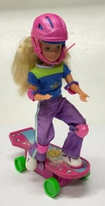 Vintage Awesome Skateboard Stacie Sister of Barbie Doll 1999 Mattel - Picture 1 of 9