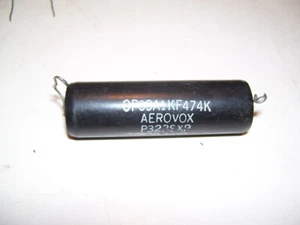 AEROVOX CP09A1KF474K TIPO P323SXP CONDENSATORE ERMETICO .47UF 600VDC P3707 - Foto 1 di 3