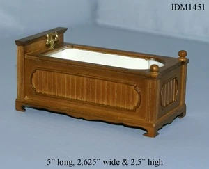 BAÑERA ESTILO VINTAGE ESCALA 1:12 CASA DE MUÑECAS MINIATURAS - Imagen 1 de 1