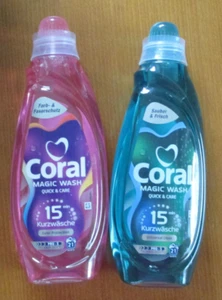 Coral Color + Universal Waschmittel flüssig Magic Wash 15 2 x 21 WL NEU! - Bild 1 von 1