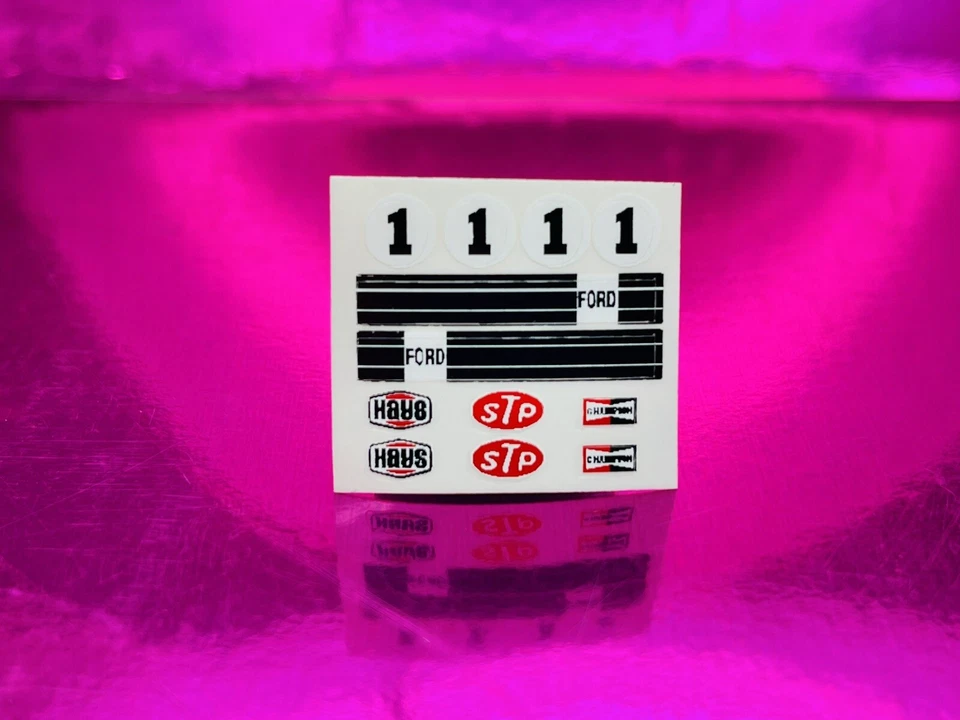 Hot Wheels Redline (GRAND PRIX FORD J-CAR ~JUEGO DE CALCOMANÍAS~ Foto 1 de 1