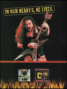 Damageplan Dimebag Darrell Signature DR Hi-Voltage Guitar Strings ad print 2B - Picture 1 of 3