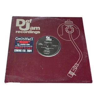 Ghostface Killah “Run” Ft Jadakiss Promotional Advanced Rap 12” Vinyl Record - Picture 1 of 2
