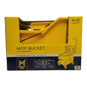 Member's Mark Commercial Mop Bucket with Wringer, 36qt - Picture 1 of 2