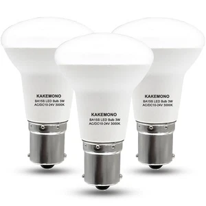 KAKEMONO 1383 1139 R12 LED Reflector Light Bulb 12V 24V BA15S SC Bayonet, 3W - Picture 1 of 5