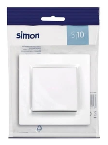 Simon - Button, série Simon 10, blanc - Afbeelding 1 van 1