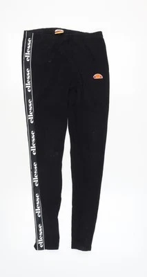Ellesse Women's Black Size 12 Logo Leggings — 第 1/4 张图片