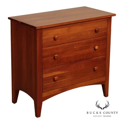 Ethan Allen Nuevo Impresiones Cereza Tres Cajonera Foto 1 de 4