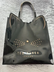 Ted Baker Limited Edition Black Cat Tote Bag PVC - Perfect for all cat lovers! - Picture 1 of 5
