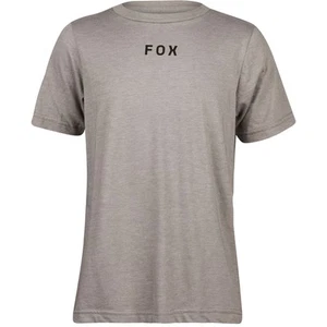 Fox Racing Youth Flora Short Sleeve Tee T-Shirt Midweight Heather Graphite - Picture 1 of 2