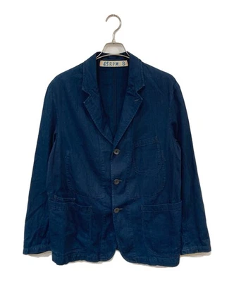 Chaqueta a medida de algodón 45 rpm Talla: 4 azul marino hombre Foto 1 de 4