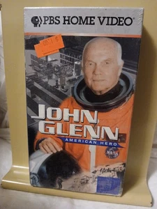 PBS HOME VIDEO JOHN GLENN AMERICAN HERO SEALED VHS 1998 - Imagen 1 de 5