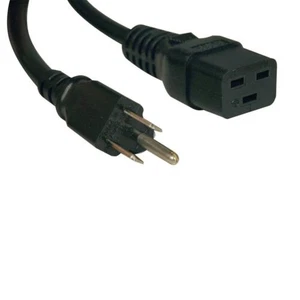 Eaton P034-010 POWER CORD - NEMA 5-15P - MALE LEFT GENDER - C19 - FEMALE RIGHT G - Picture 1 of 1