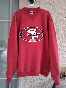 Reebok San Francisco 49ers Pullover Sweater Large - Picture 1 of 11