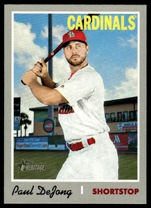 2019 Topps Heritage Paul DeJong #414 Short Print St. Louis Cardinals SP - Picture 1 of 2