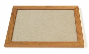 Holzrahmen klein 28 x 34 x 1,5 cm Rahmenbreite 2,5 cm Glasscheibe glatt - Bild 1 von 3