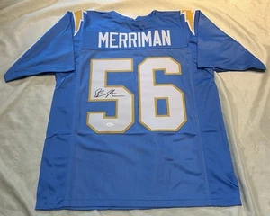 Shawne Merriman signed Custom Jersey auto autograph certified size XL JSA - Picture 1 of 1