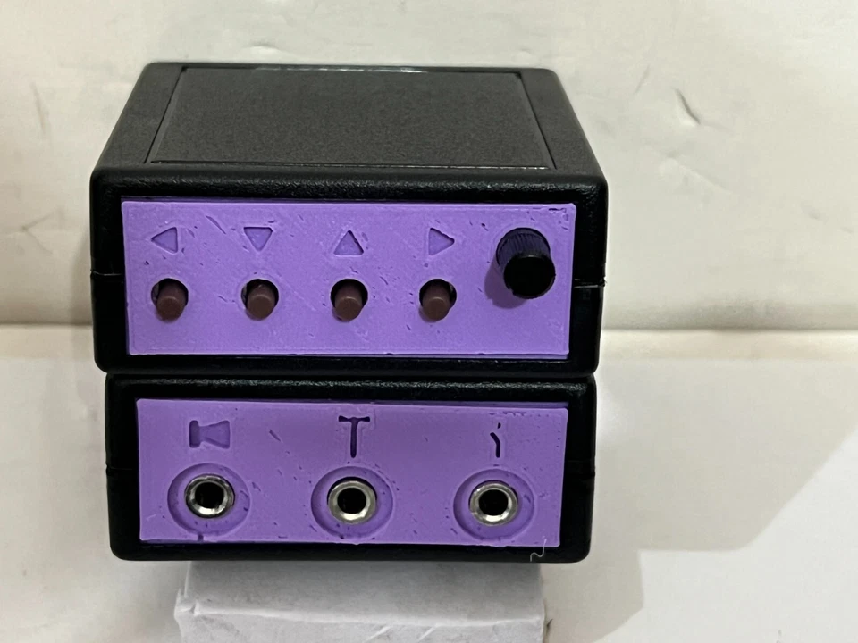 Ham Gadgets Pico CW Keyer ULTRA-PK w/ memories, PURPLE, easy program! Morse code - Image 1 of 2